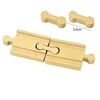 Educational kids toys  Wooden Railway connect Fixer Train Track Set Accessories Connector Toys Holder Fit Biro Wooden Track Toys 6