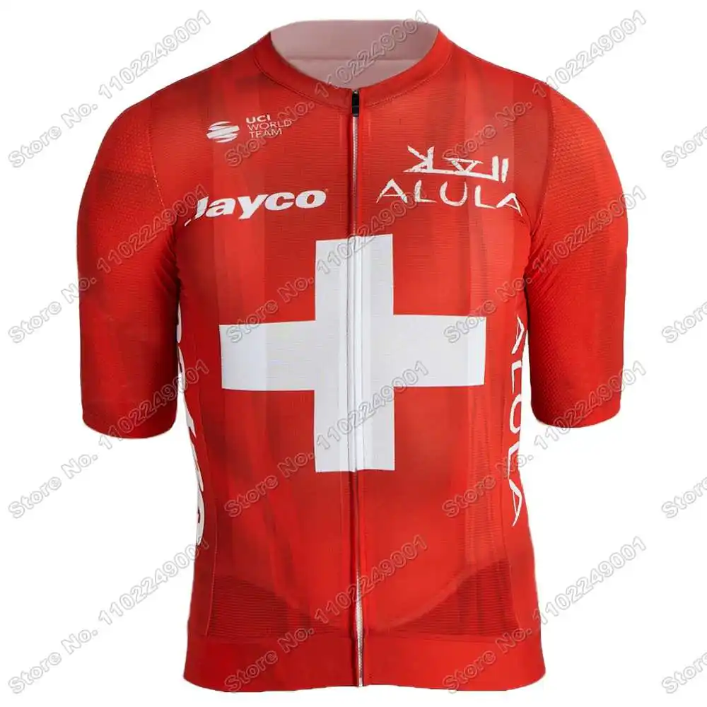 2025 Team Jayco Alula Cycling Jersey Set Summer Cycling Clothing