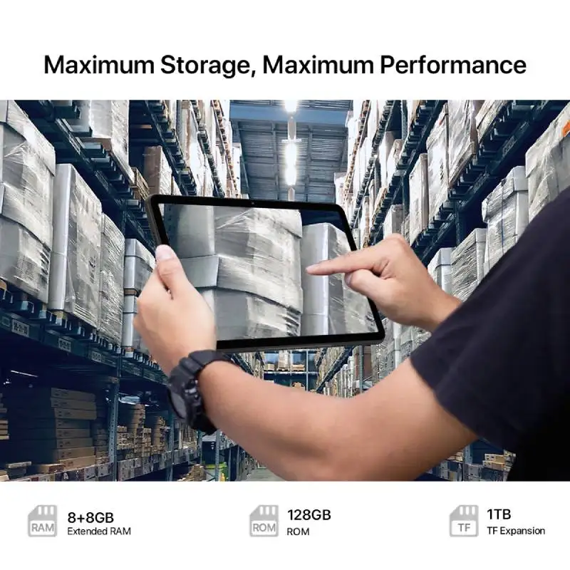 UMIDIGI Active T1 IP68 IP69K 11"Tablet Android 13,16GB (8+8 Extended) RAM,128GB ROM 10000mAh 2K HD 20W Tablet with Keyboard 4