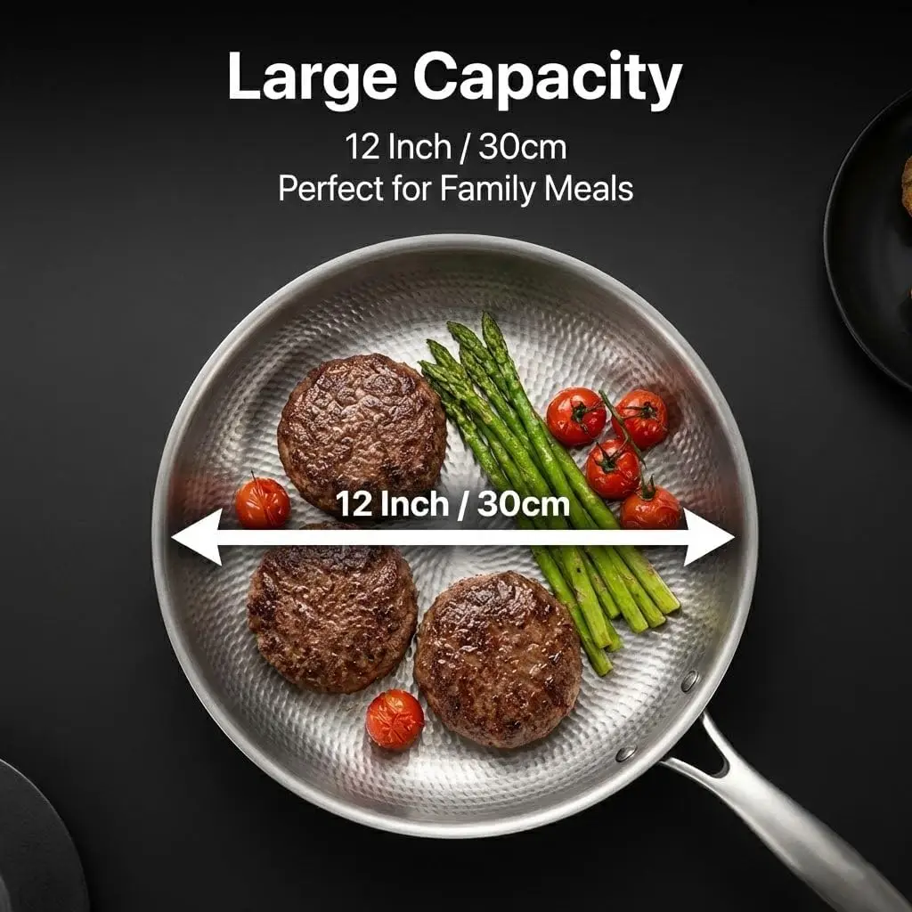 Titanium Frying Pan Set 6