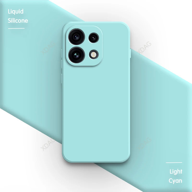 Sleek Liquid Silicone Phone Case - Original Square Design