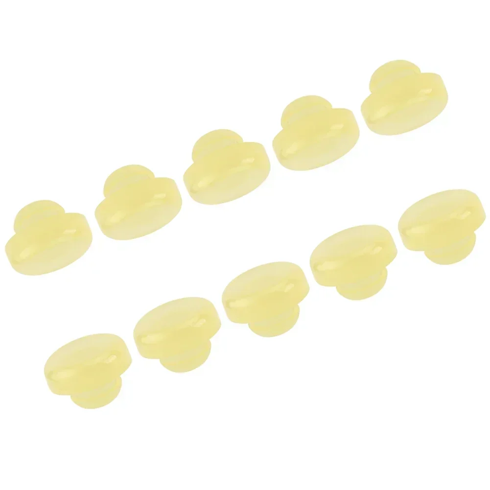 10pcs Brake Clutch Pedal Stopper Pad 46584-S0100 Yellow For Nissan 200SX 240SX 280ZX 300ZX 350Z For Infiniti G20 G35 G37 I30