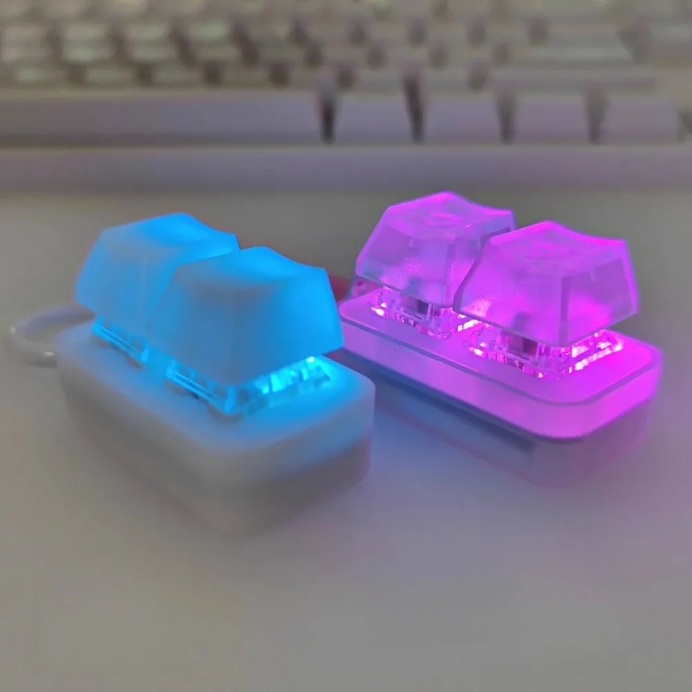 로빗 무선 키보드 듀얼 모드 핫스왑 블루투스 유선 RGB 기계식 키보드 맞춤형 휴대용 미니 전자책 페이지 넘김기