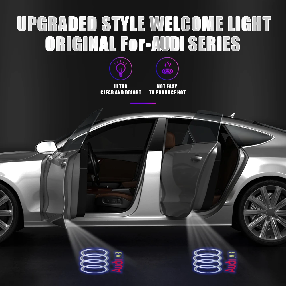 Enhanced Car Logo Door LED Welcome Lamp Laser Projector Light