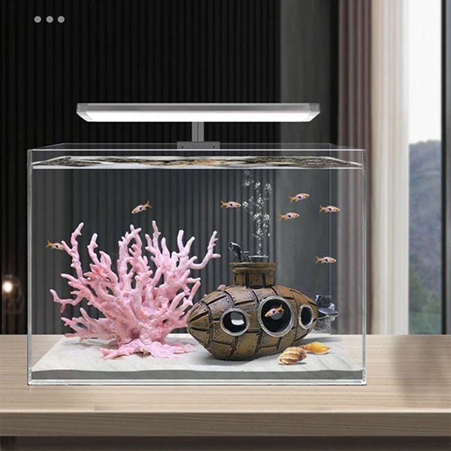 Fish Tank Decoration, Aquarium Retro Submarine Decor, Cave Landscaping  Ornament Accessories for Shrimp Shelter Goldfish Tanks - AliExpress