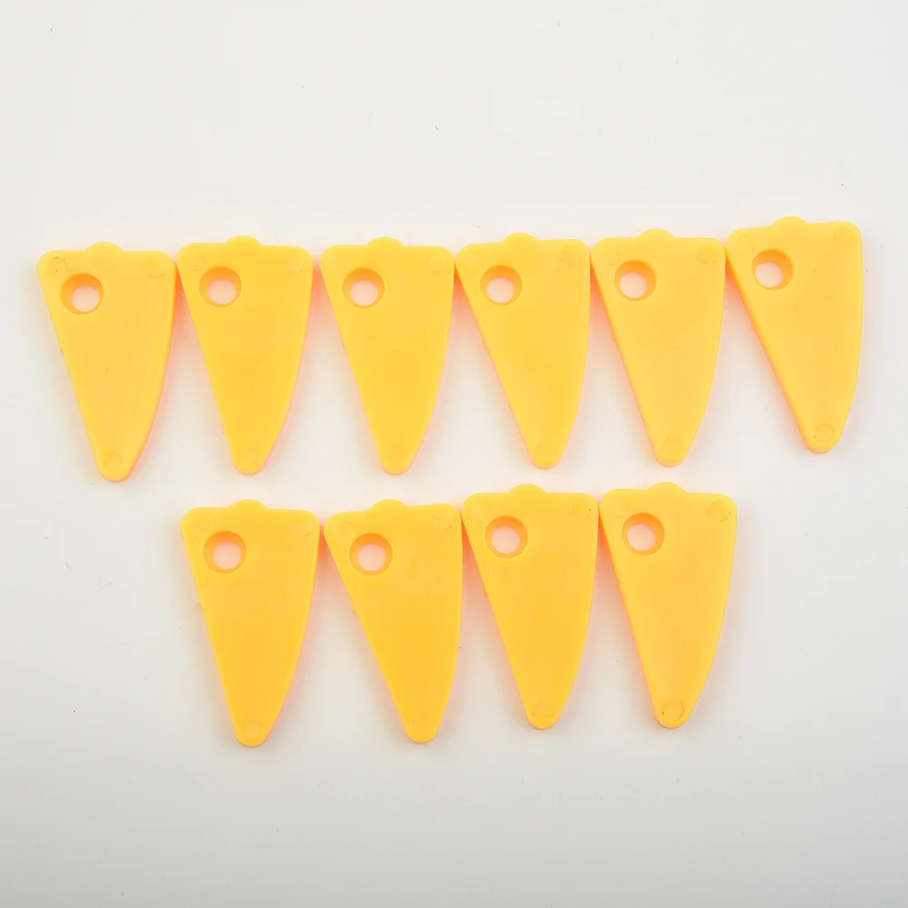 

Protective Tool Finger Inserts Nylon Plastic Yellow Pack Accessories Leverless Protector For Corghi Triangle Inserts