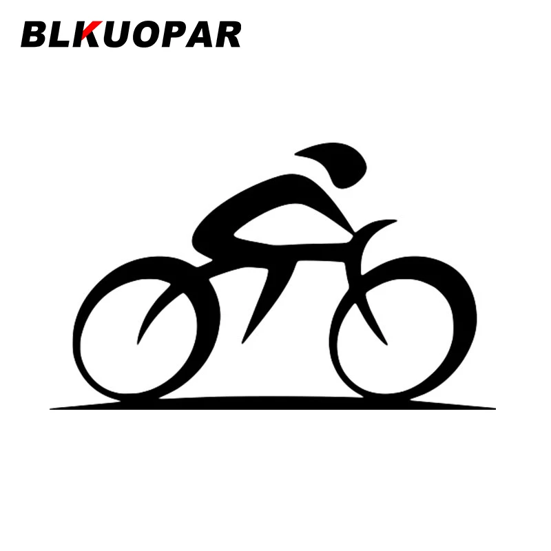 

BLKUOPAR Ride Bicycle Logo Graphics Car Stickers Anime Sunscreen Decal Personality Creative Windshield Windows Vinyl Car Wrap