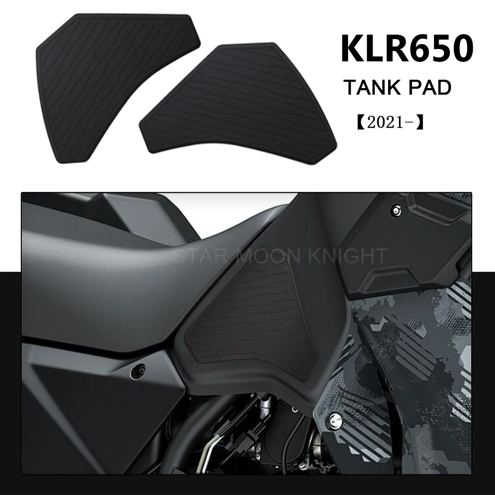 Motorcycle Side Fuel Tank pad Protector For Kawasaki KLR 650 KLR650