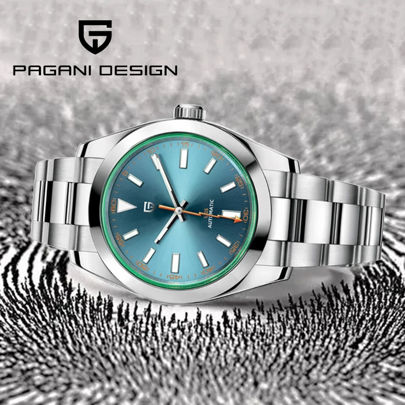 2023 New PAGANI DESIGN Mens Automatic Watches AR Sapphire Mirror Men Mechanical Watch For Men NH35A 100M Waterproof Reloj Hombre