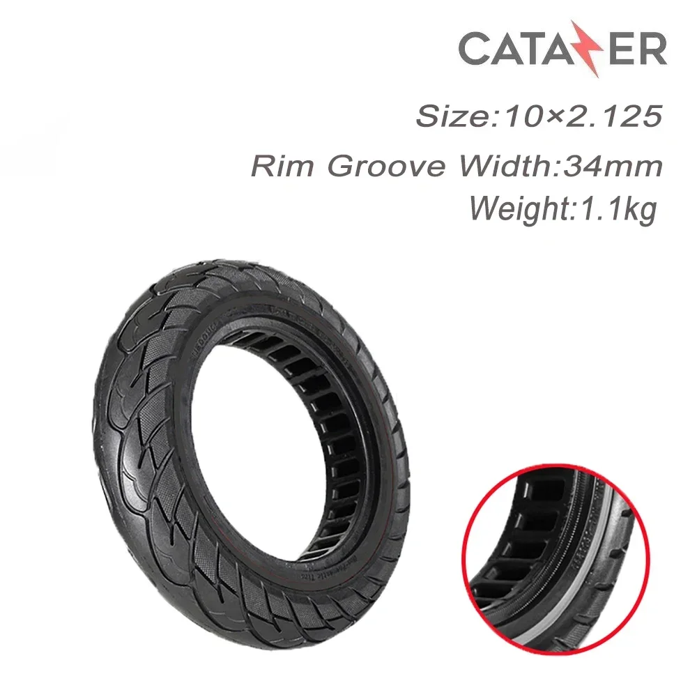 

10 Inch 10×2.125 Electric Scooter Tyre Honeycomb Tire Non Pneumatic Tyre for Xiaomi/New Dualtron/ Inokim OX/ Zero 11/ Apollo