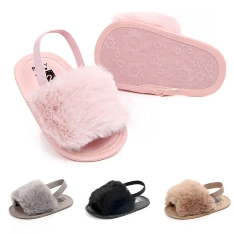 Hot Sale Baby Summer Sandals, Soft Sole Cute Solid Color Anti-Slip Shoes, Elastic Band Fashion Foot Wear Clogs, 0-18Months