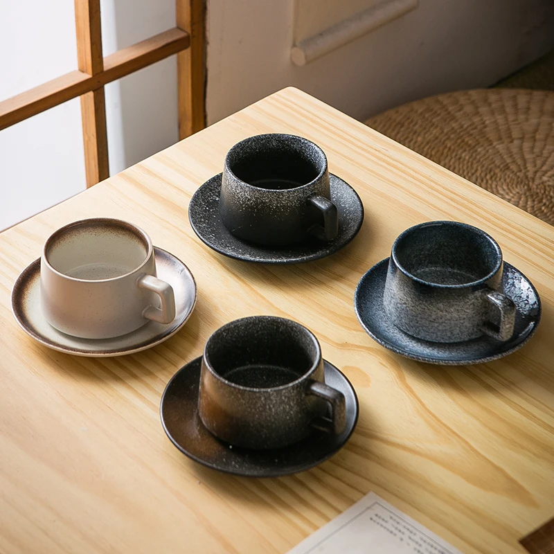 Japanese Vintage Ceramic Coffee Mug Restaurant Home Tea Set Teacup with ...