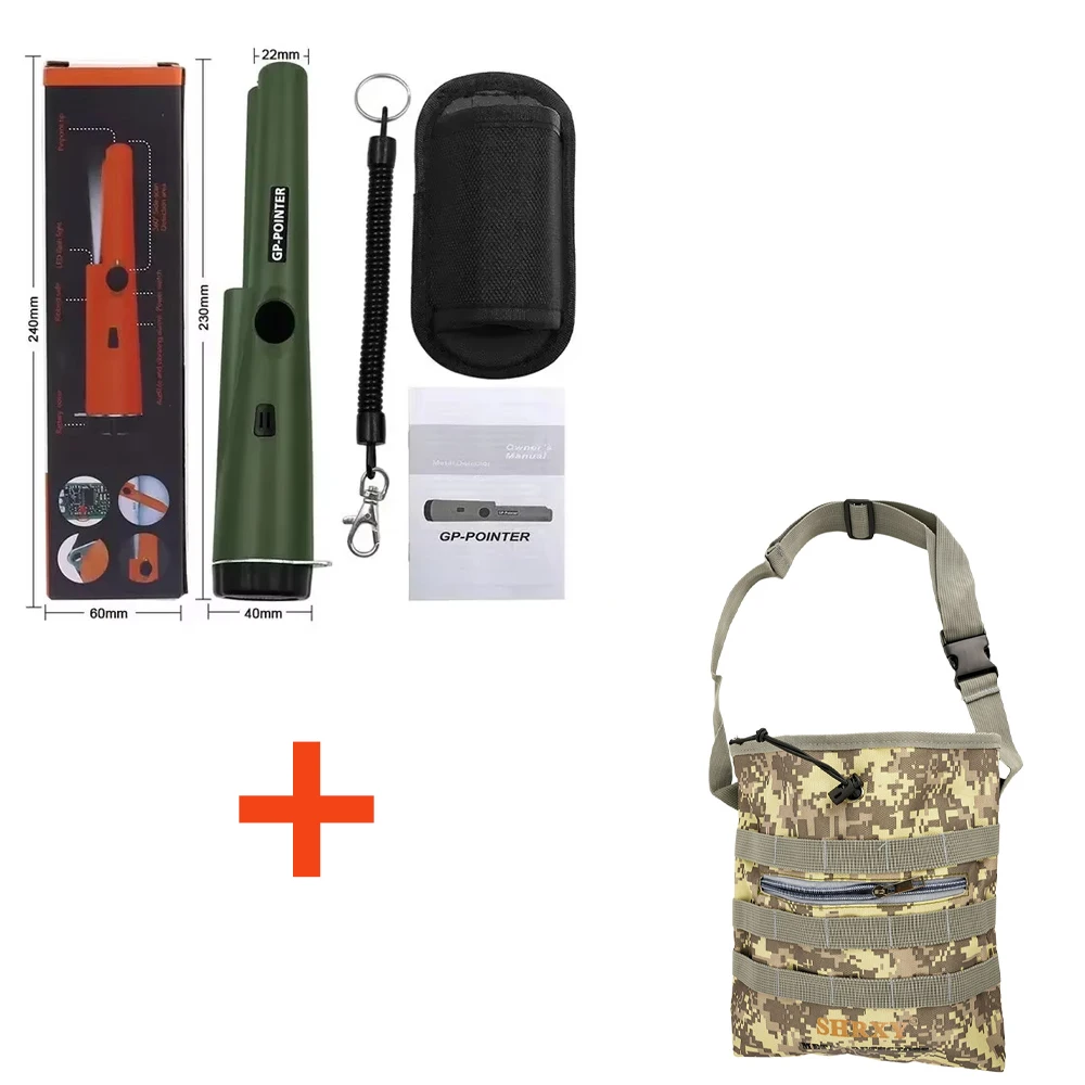 Premium Waterproof Handheld Metal Detector with LED Lights and Bracelet