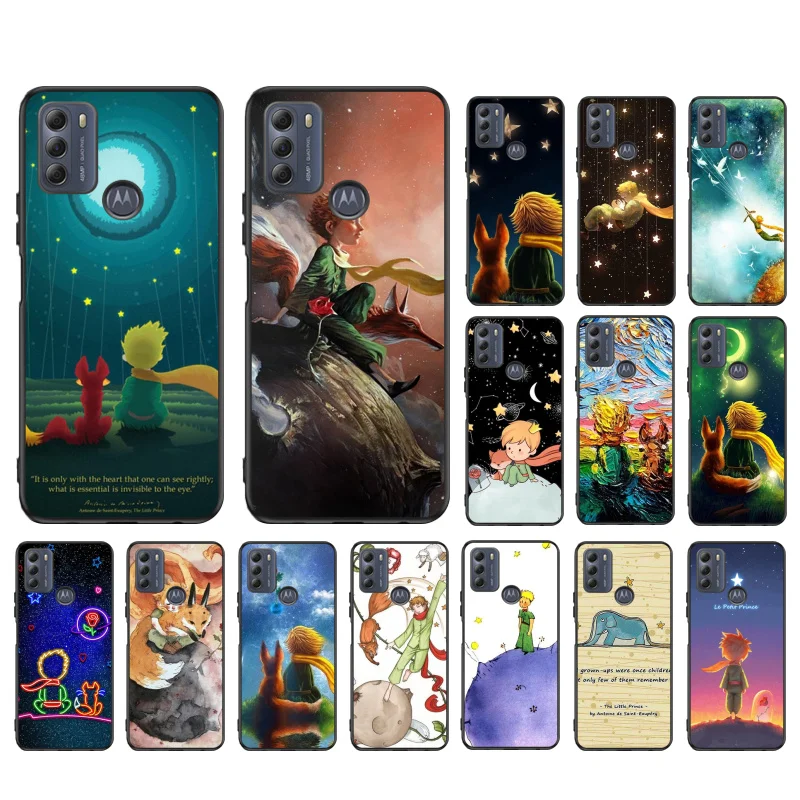 

The Little Prince Phone Case For Moto G10 G20 G30 G100 G22 G41 G13 G23 G31 G32 G40 G60 E22 E20 E30 E40 E32 Edge 20 Lite 30Neo
