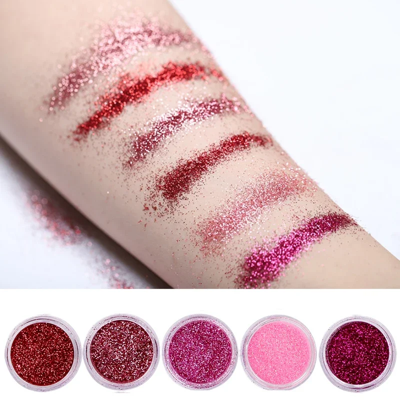 40 Colors Nail Glitter Set, Fine Nail Art Glitter Powder for Body Art, Crafts, Tips Decoration, Festival Makeup - 3