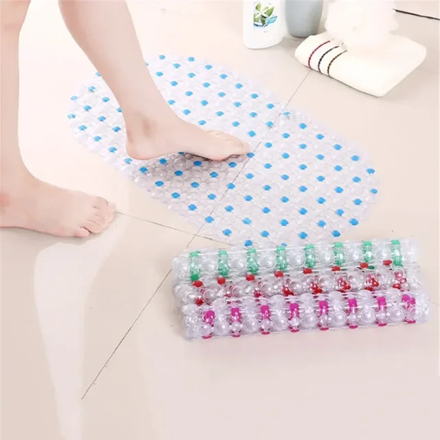Nouveau ménage tapis antidérapant salle de bain bain bain Massage ventouse baignoire avec ventouse tapis de salle de bain tapis de salle de bain fournitures 2