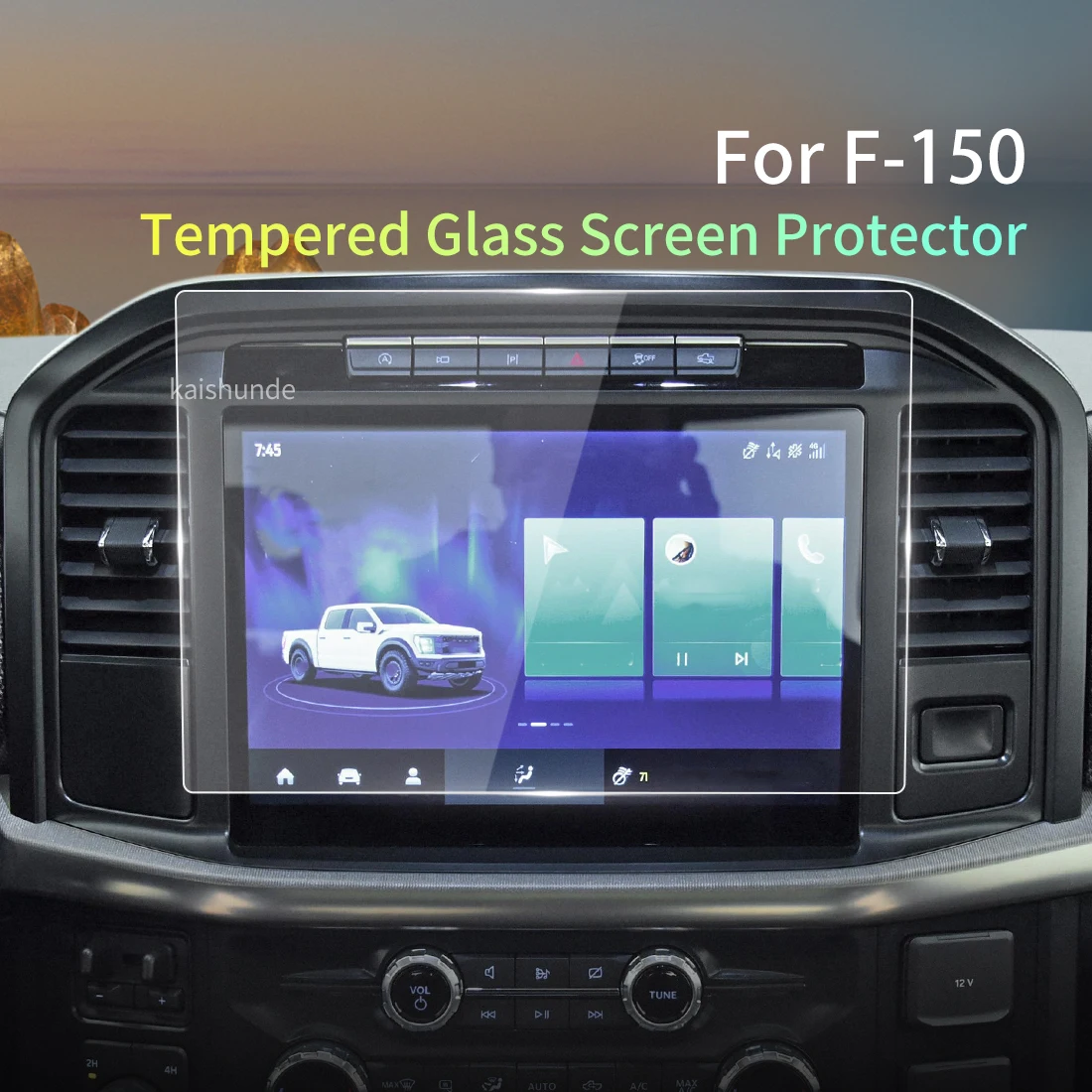 

Защитная пленка Carplay для автомобиля Ford F-150 2021 2023 дюйма, автомобильные наклейки F150, автомобильный аксессуар для интерьера