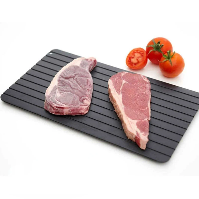 1 Pack Freezer Tray Freezer Frozen Food Meat Fruit Tray Plate Thawing Thawing Master Kitchen Gadgets,defrosting tray