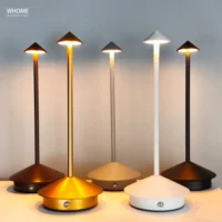 Type-C Rechargeable Table Lamp Creative Dining Touch Led Hotel Bar Coffee Pina pro Table Lamp Lampada Da Tavolo Decorative Lamp 1