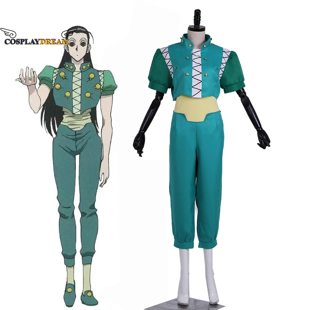 Anime Hunter X Hunter Illumi Zoldyck Irumi Zorudiku Cosplay Costume Dibuat Sesuai Pesanan