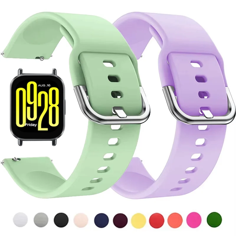 Silicone Sport Wristband Bracelet - Universal Smartwatch Accessory