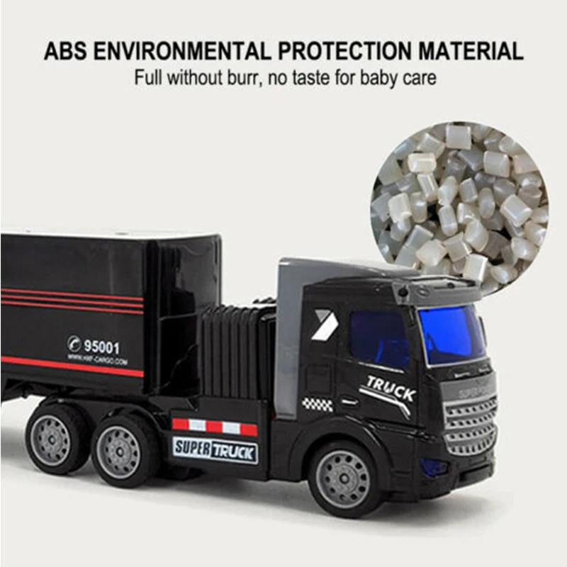 RC Truck 1:48 Remote Control Engineering Vehicle Semi-trailer Tanker Radio Controlled Cars Toys for Boys Kids Children's Gifts 3
