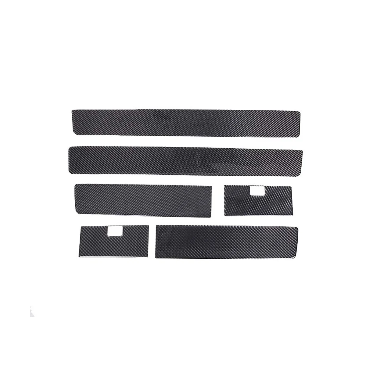 

For Toyota Tundra 2007-2013 Soft Carbon Fiber Car Inner Door Panel Decorative Sticker Trim Accessories