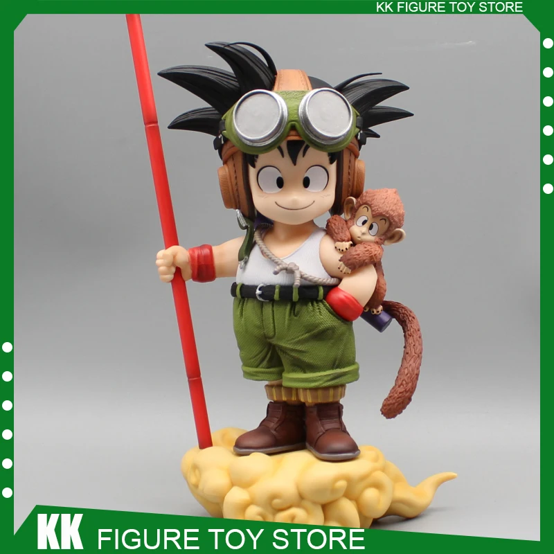 

25.5cm Dragon Ball Z Son Goku Anime Figure Blackhole Monkey Jingdouyun Action Figurine Model Statue Dolls Desk Decor toys Gift
