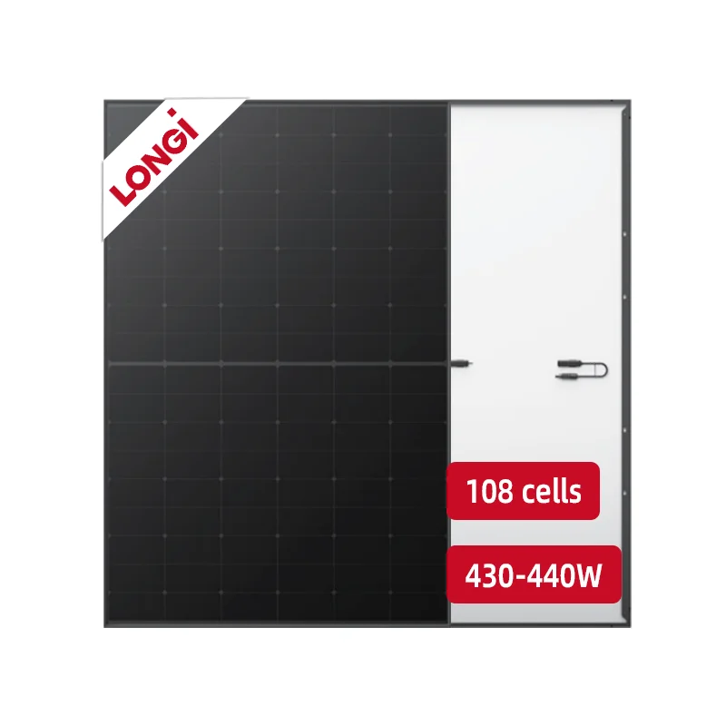 Longi Tutto Nero Pannello Solare 430W 435W 440W Pannelli Fotovoltaico 22.5% Modulo Efficienza Moduli Fotovoltaici