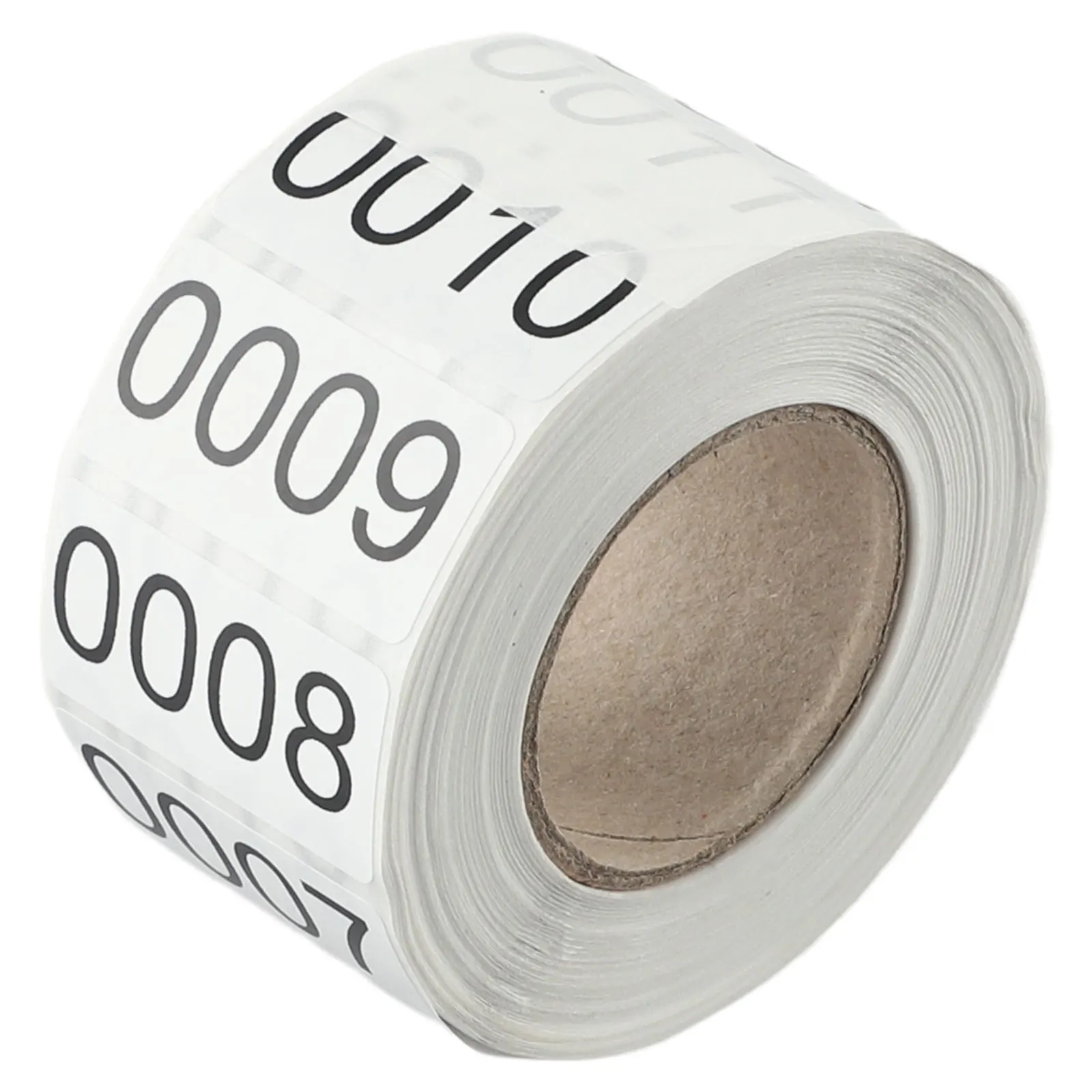 Plant Labels Number Stickers 40*20mm White 0001-1000 Consecutive Inventory Labeling Practical
