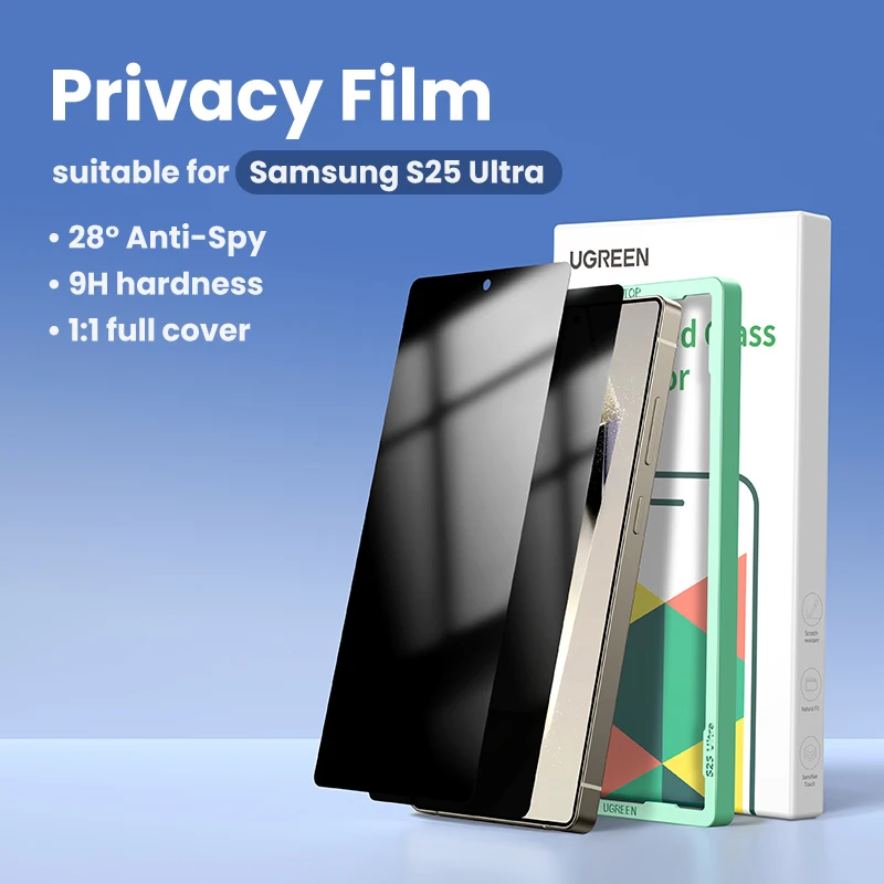 UGREEN 2 قطعة حامي الشاشة لسامسونج غالاكسي S25 الت...