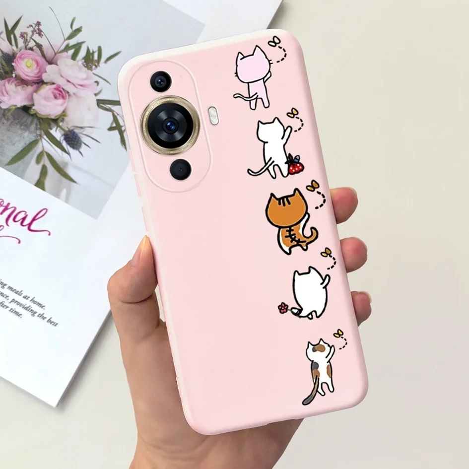 Stylish Fashion Pattern Soft Silicone Phone Case for Huawei Nova 11 Series
