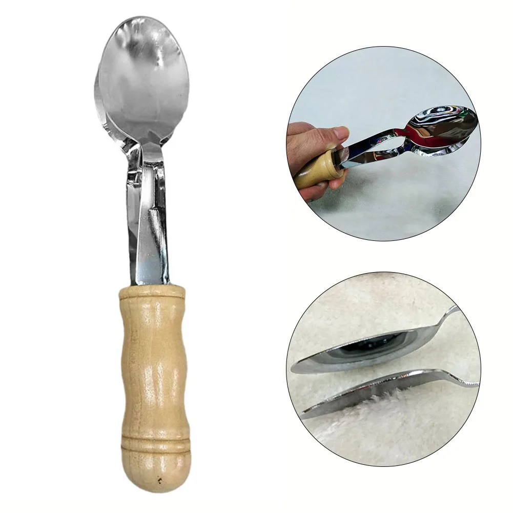 Description Picture 2 of itemMusical Spoons Spoon Castanets Spoon Castanets Wooden Handle 8 Inch Irish Great Gifts New Style Practical To Use