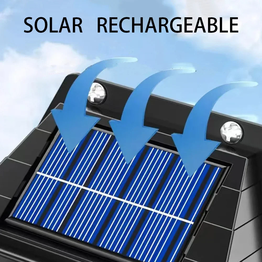 Intelligent Motion Sensor Solar Tungsten Waterproof Wall Lamp 3 Lighting Modes For Courtyard Garden Villa Decoration Lighting