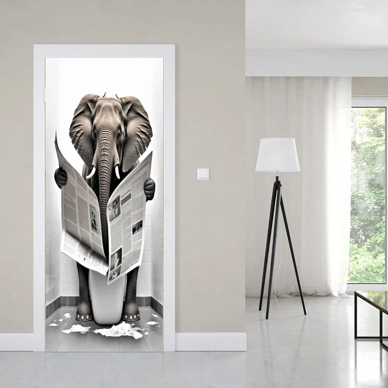 Stickers Porte 3D Auto-Adhésif - Zombi D'Halloween 90 X 210 Cm (35.43" X 82.67") - Pvc Porte Papier Peint Décoration Pour Porte - Photos De Porte - Peintures Murales De Porte