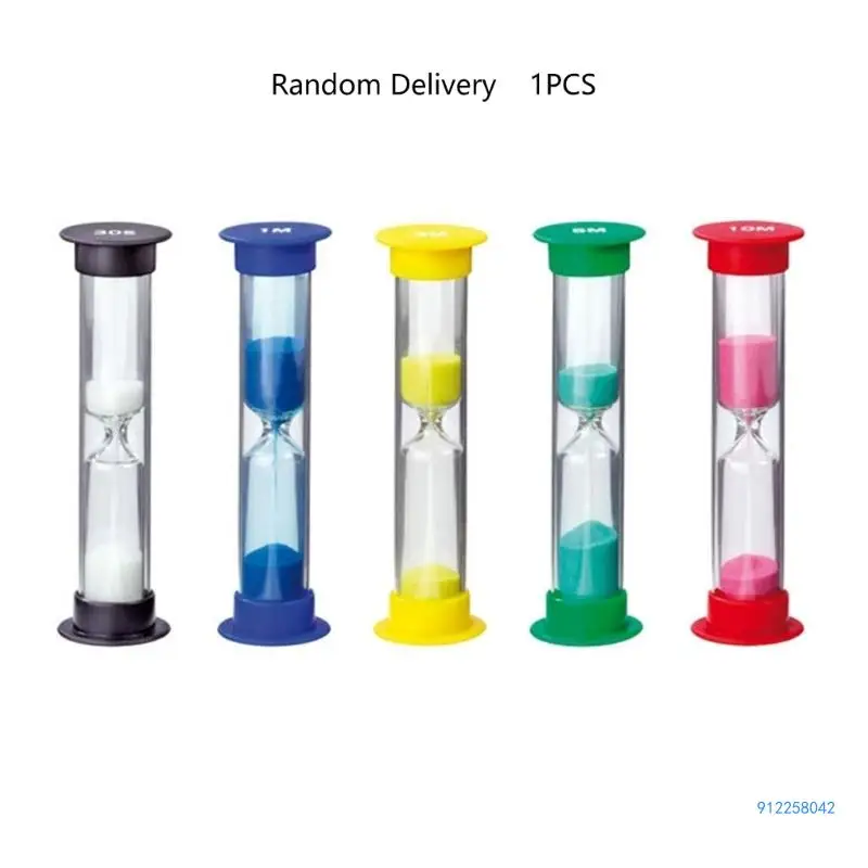 Sand Meter 30 Seconds/1 Minute/2 Minutes/3 Minutes/5 Minutes/10 Minutes Plastic Sand Timer Small Clock Hourglass Clocks 3