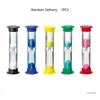 Sand Meter 30 Seconds/1 Minute/2 Minutes/3 Minutes/5 Minutes/10 Minutes Plastic Sand Timer Small Clock Hourglass Clocks 3