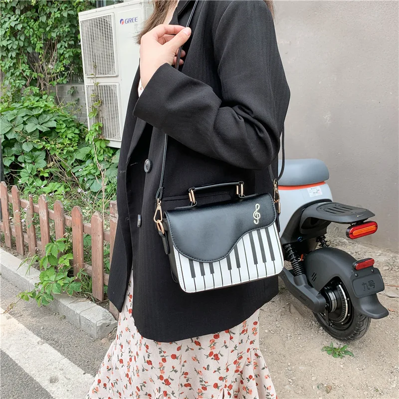 Cute Piano Shaped Purses and Handbag Shoulder Bag for Women