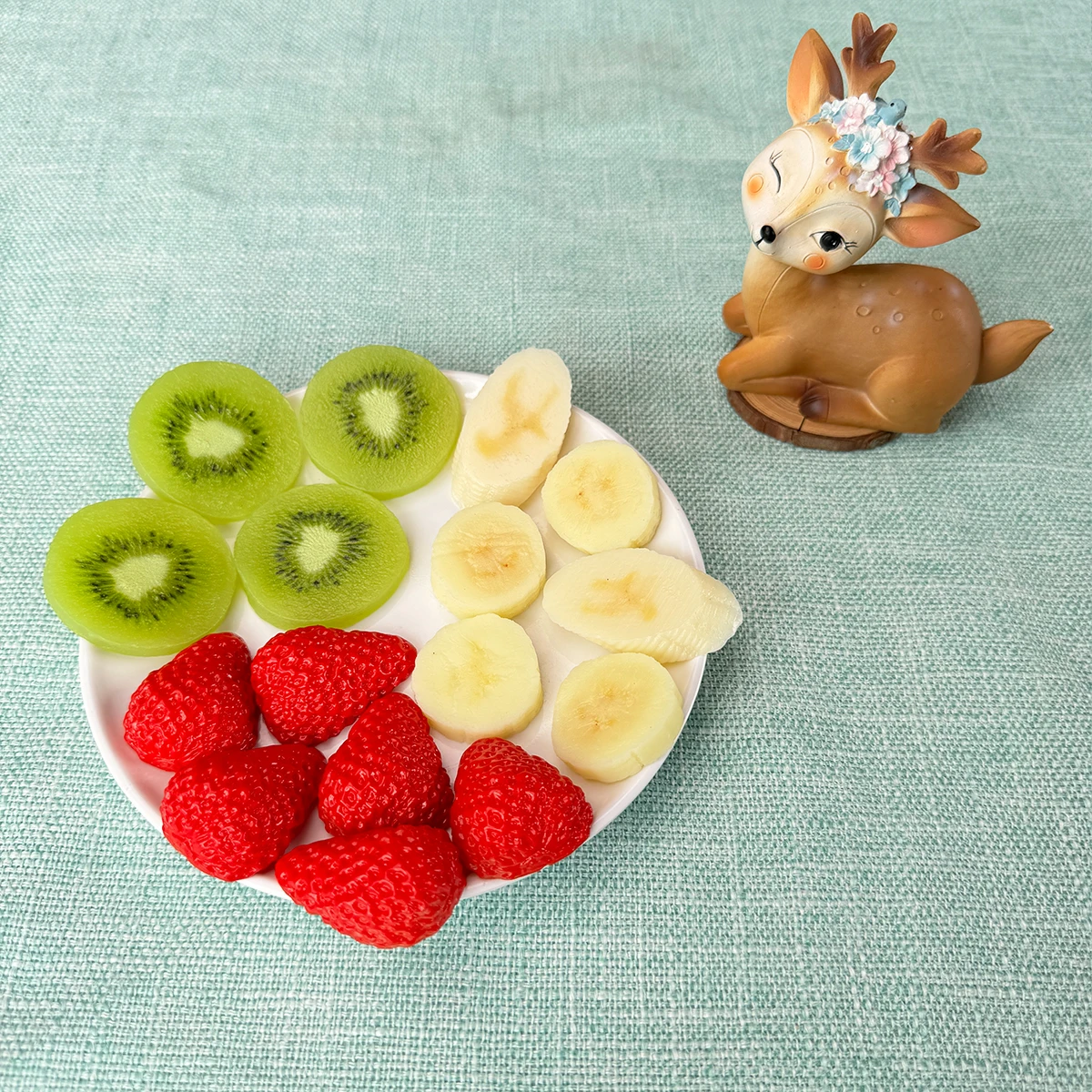 Artificial Fruit Creative Lemon Kiwi Fake Fruit Slice Plastic Photography Props Home Decor Accessories