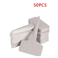 50/100pcs White Plastic PVC Plant 1