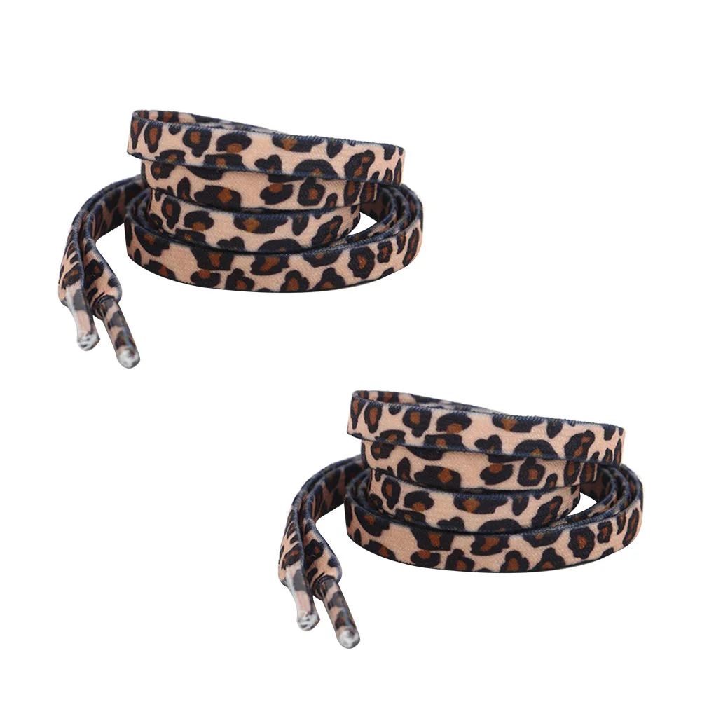 

Leopard Lace Durable Shoe Ties Cool Shoelaces Creative Fashionable Classic Shoes