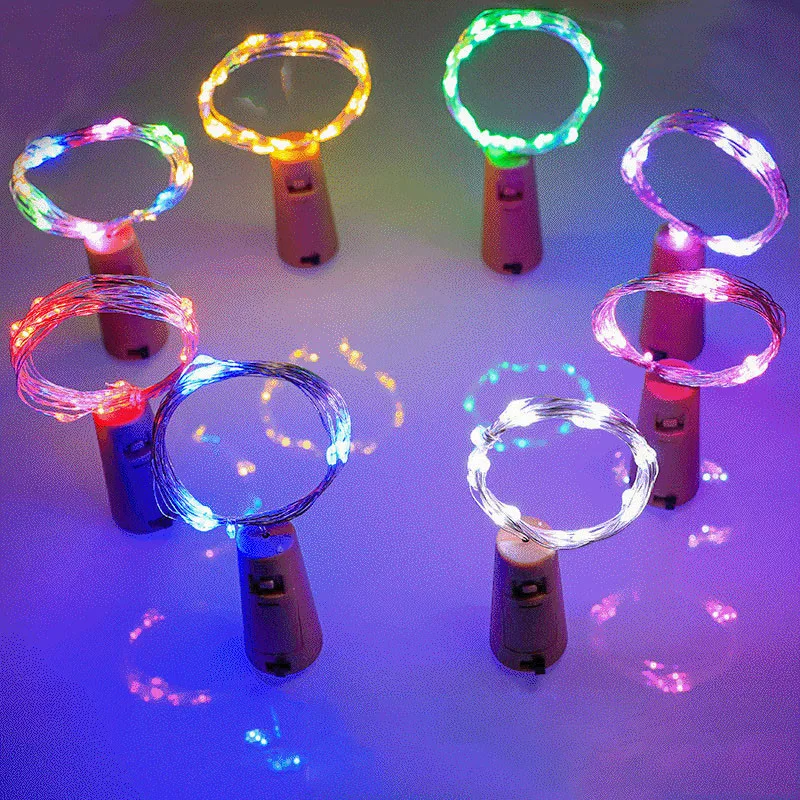 

Bar LED Cork Wine Bottle Copper Wire Light String Fairy Christmas Garland for Outdoor Indoor Wedding Birthday Party Decoration