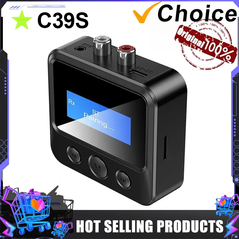 Bluetooth Audio Receiver Transmitter 5.0 EDR Wireless Adapter USB Dongle 3.5mm AUX RCA for TV PC Headphones Home Stereo Car HIFI bluetooth transceiver adapter bluetooth aux adaptor bluetooth audio receiver bluetooth adapter audio adapter