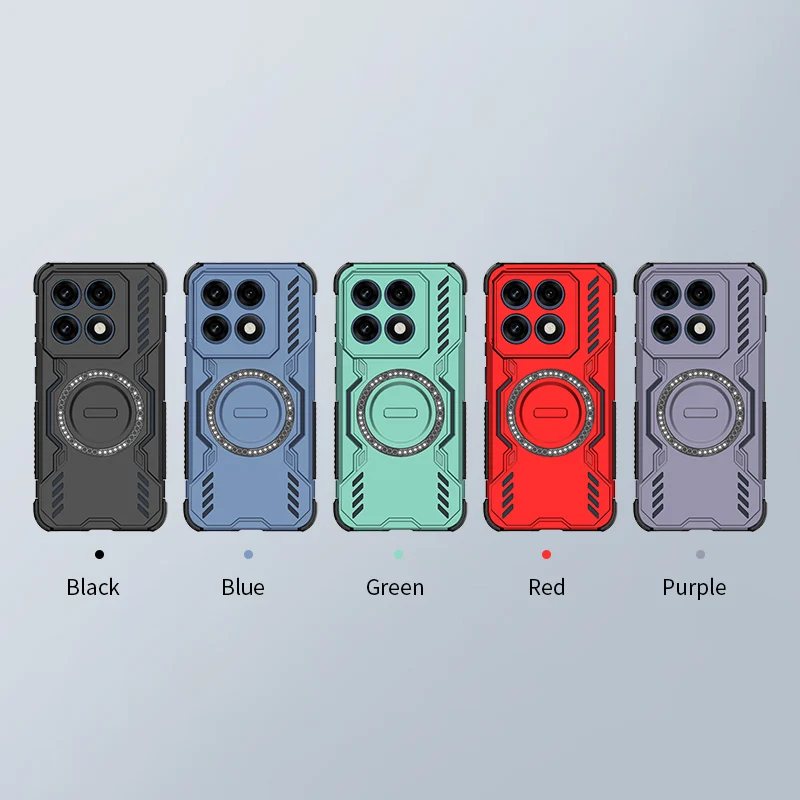 Enhanced Anti-Drop Magnetic Armor Case with Heat Dissipation and Shockproof Cover