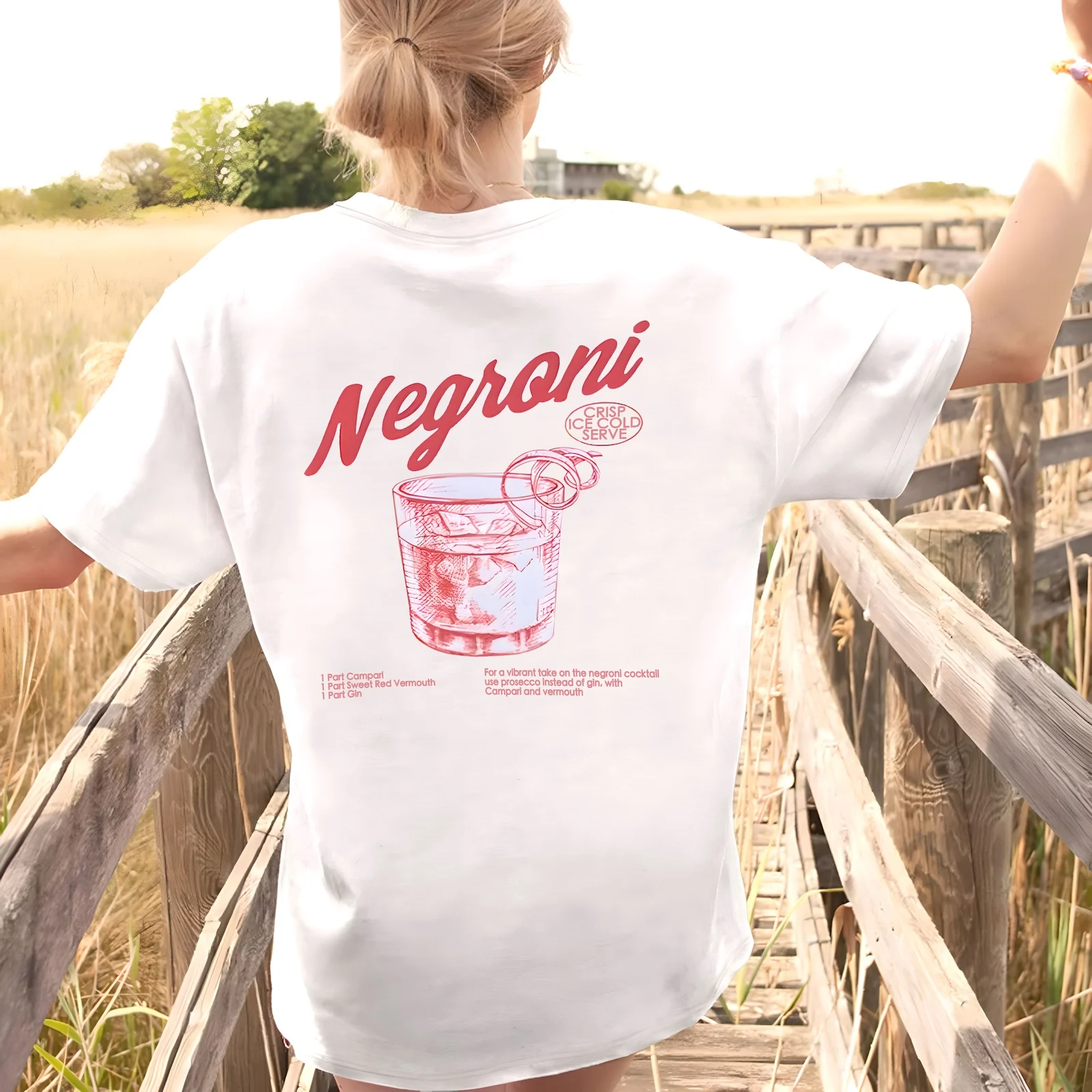 Negroni Nights Vintage Graphic Cotton Tee main image 0