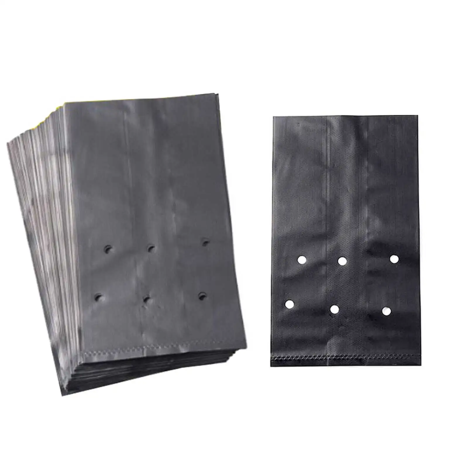 

Planting Bags, 100PCS Thicken Nursery Bags, High Survival Rate, Safe Plastic Material, Ideal for Fruits, Vegetables, and Flowers