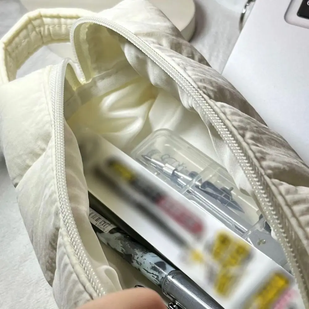 패션 대용량 문구류 보관 가방 다기능 휴대용 펜 가방 연필 상자