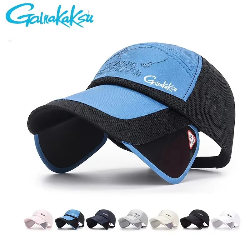 Description Picture 2 of item2024 New Fishing Sun Hat Sports Uv Protective Fishing Cap Travel Adjustable Breathable Mesh Outdoor Cycling Baseball Caps