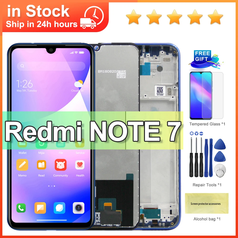 For Xiaomi Redmi Note Cellphone Screen Touch Glass with