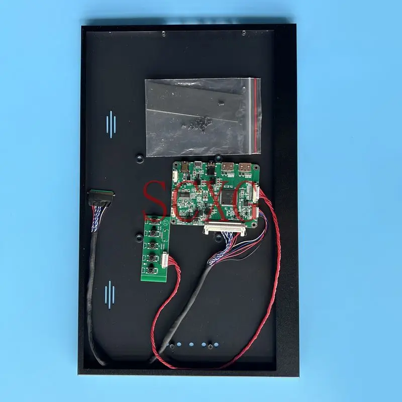 

For N156O6 USB Micro Monitor Portable Refit 15.6" 40 Pin LVDS 1600*900 2 HDMI-Mini Kit DIY Metal Case+Driver Controller Board